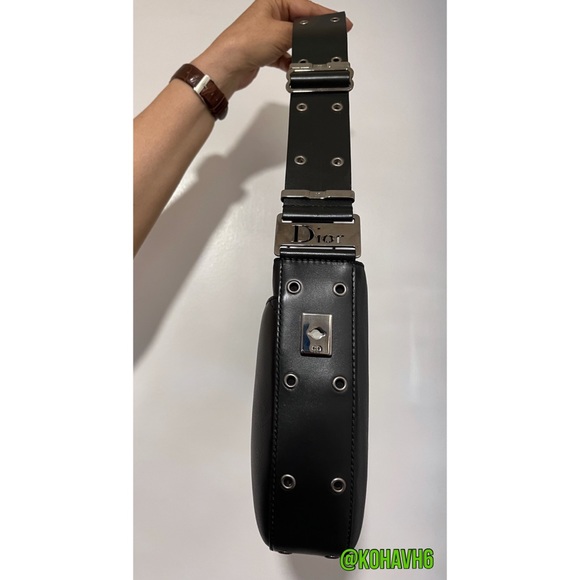 VINTAGE 2002 Christian Dior Black Street Chic Bag - Picture 5 of 12